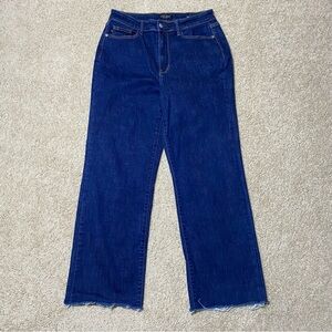 Judy Blue Straight Fit Curvy Dark Wash Denim Blue Jeans Size 11 30 Rodeo Spring